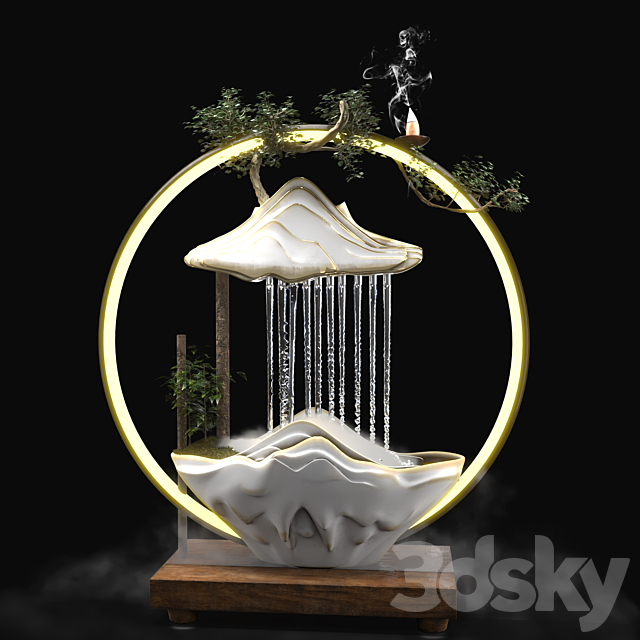 circle decor 3DSMax File - thumbnail 1