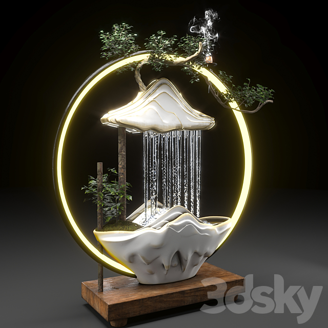 circle decor 3DSMax File - thumbnail 2