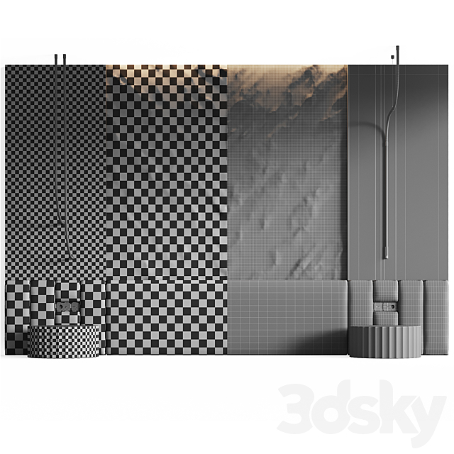 Cliff headboard 3DSMax File - thumbnail 6