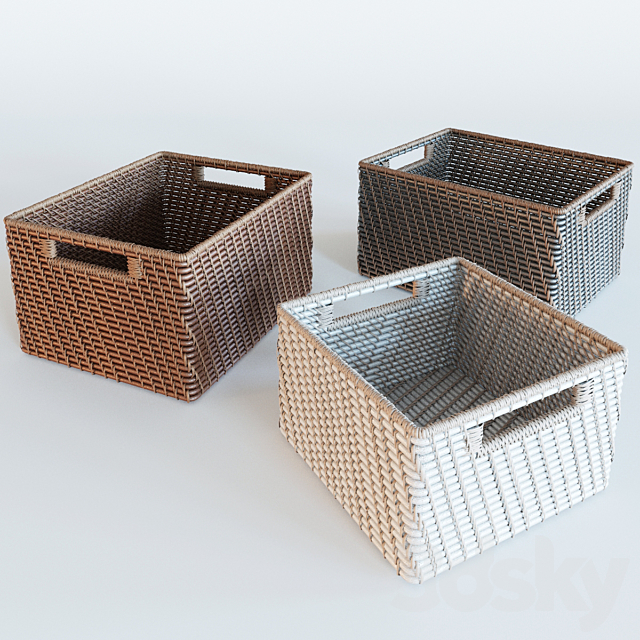 Clive Tightweave Utility Baskets 3DSMax File - thumbnail 1