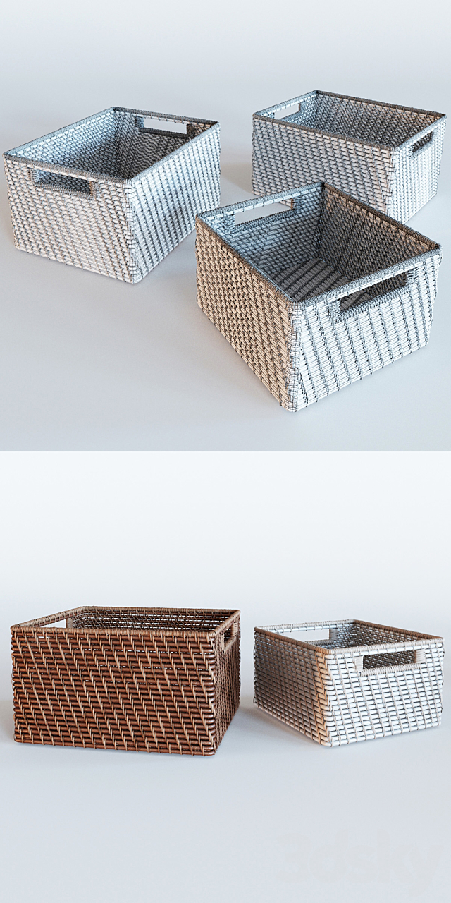 Clive Tightweave Utility Baskets 3DSMax File - thumbnail 3