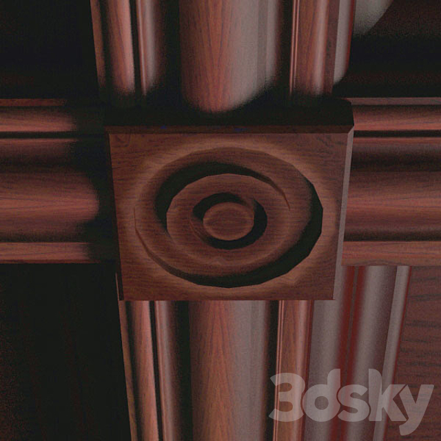 coffered ceiling 3ds Max - thumbnail 3