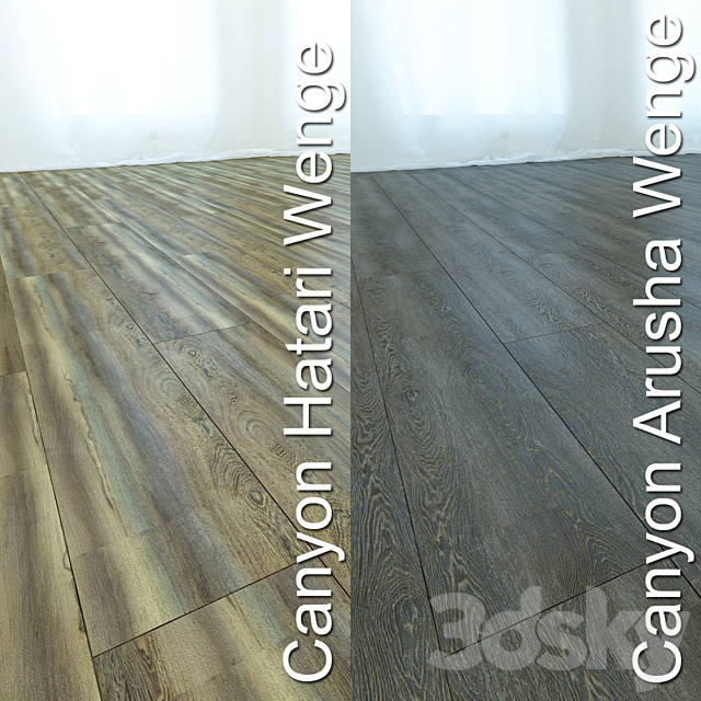 Collection floorboards 6 species 3DS Max Model - thumbnail 3