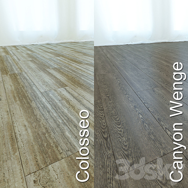 Collection floorboards 6 species 3DSMax File - thumbnail 1