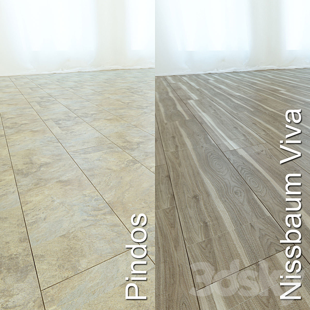 Collection floorboards 6 species 3DSMax File - thumbnail 2