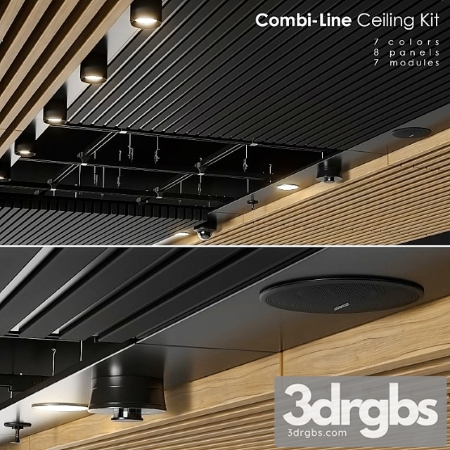 Combi-line ceiling kit 3dsmax Download - thumbnail 1