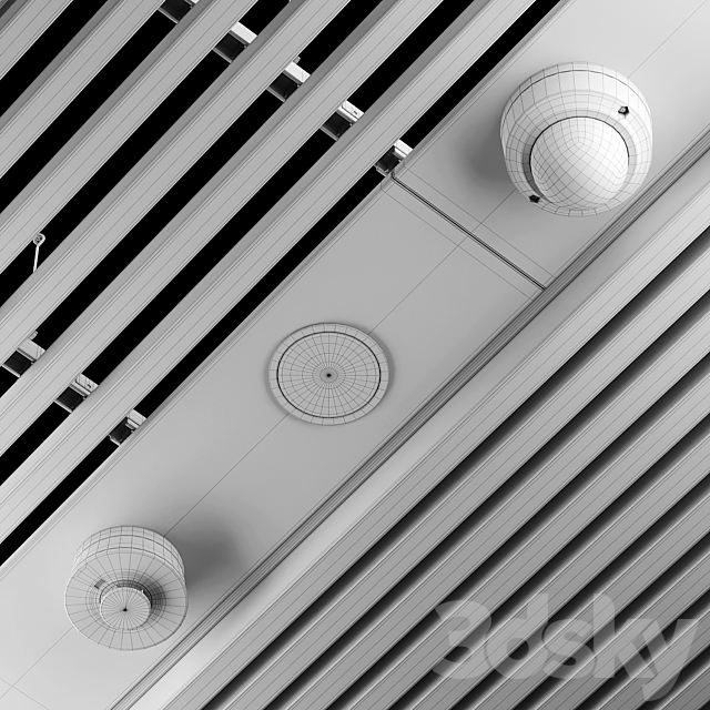 Combi-Line ceiling Kit 3DSMax File - thumbnail 7