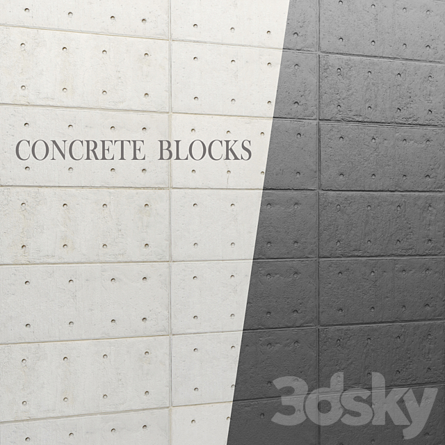 Concrete panel 3DSMax File - thumbnail 3