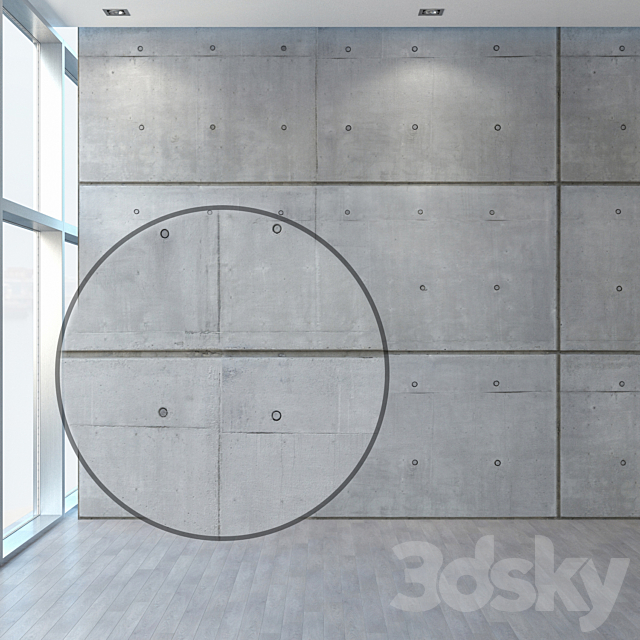 Concrete sections 3ds Max - thumbnail 1