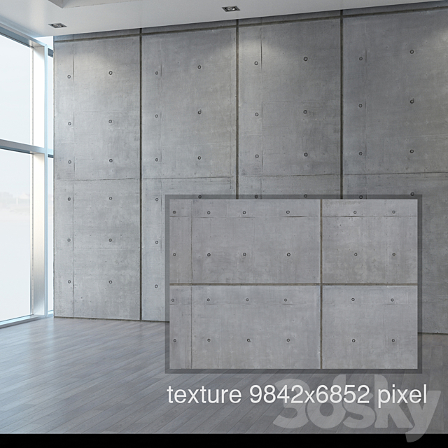 Concrete sections 3ds Max - thumbnail 2