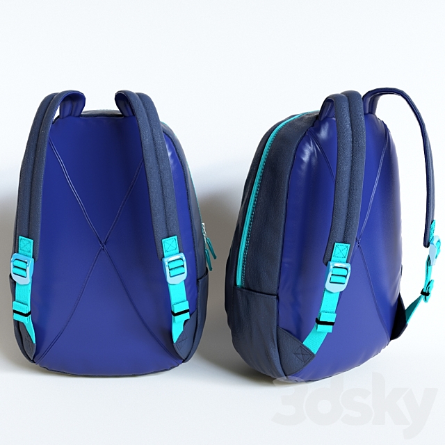 Converse Backpack 3DS Max Model - thumbnail 3