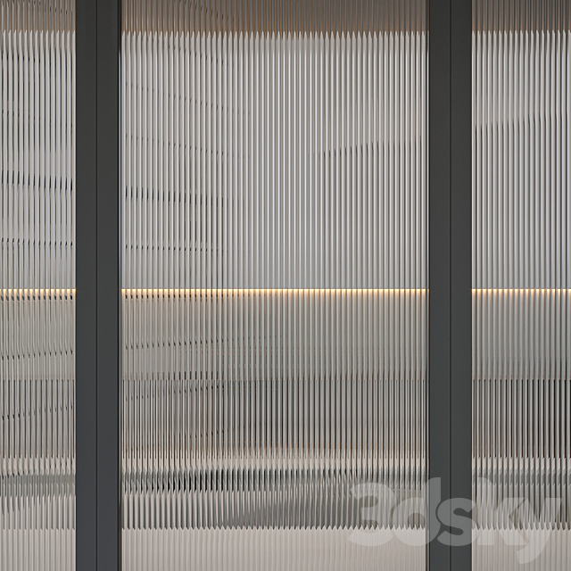 Corrugated glass 3DSMax File - thumbnail 2