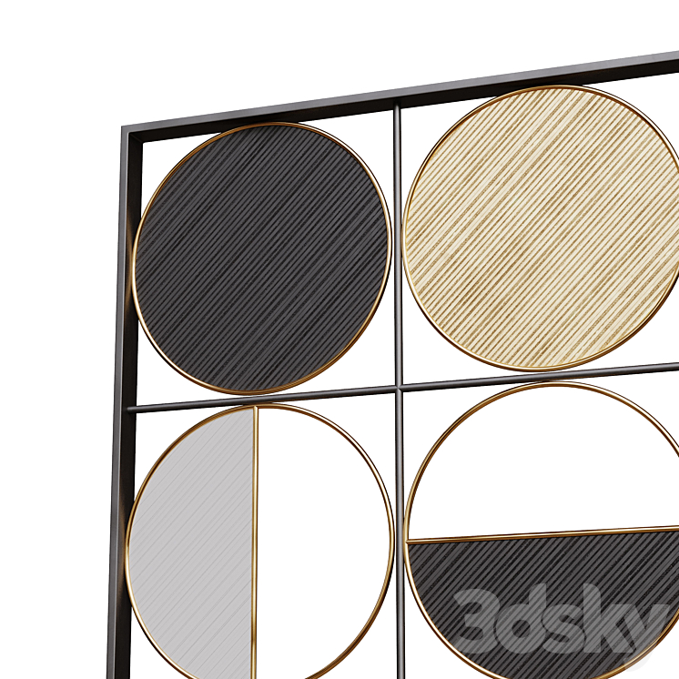 Cosmopolitan wall decor 3DS Max - thumbnail 2