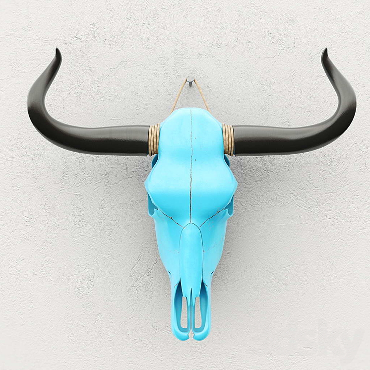 Cow skull 3DS Max - thumbnail 2