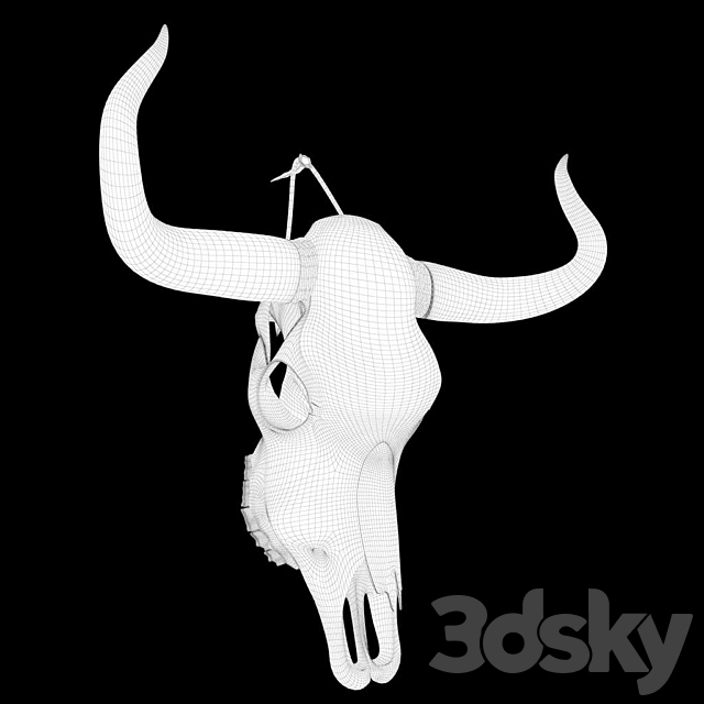 Cow skull 3DSMax File - thumbnail 3