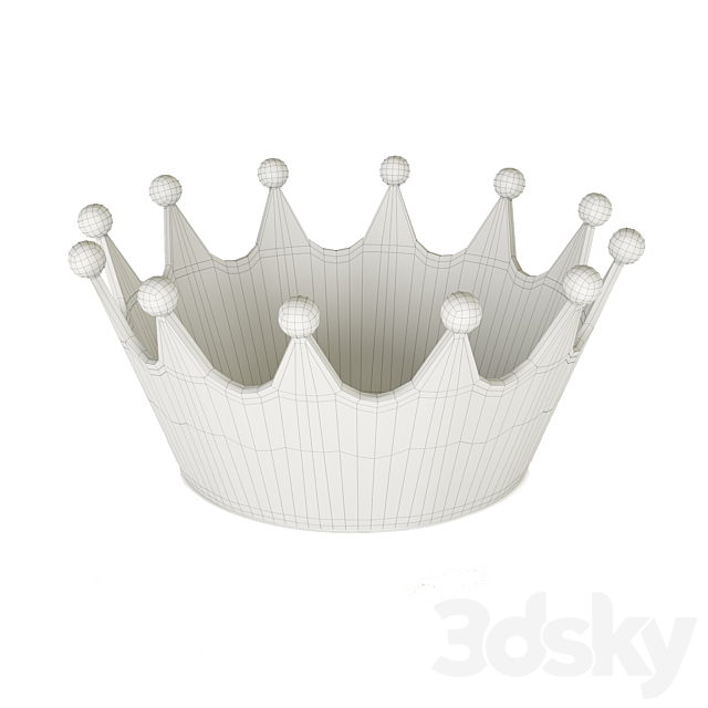 Crown Catchall 3DS Max Model - thumbnail 3