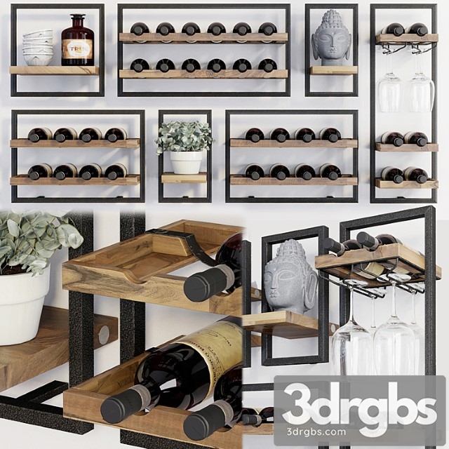 D-bodhi shelfmate winemate 3dsmax Download - thumbnail 1