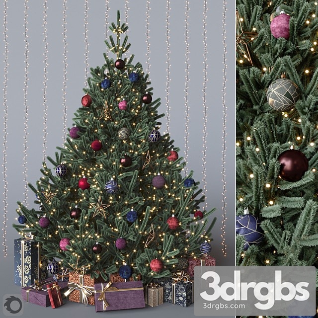 Dark cristmas tree 3dsmax Download - thumbnail 1