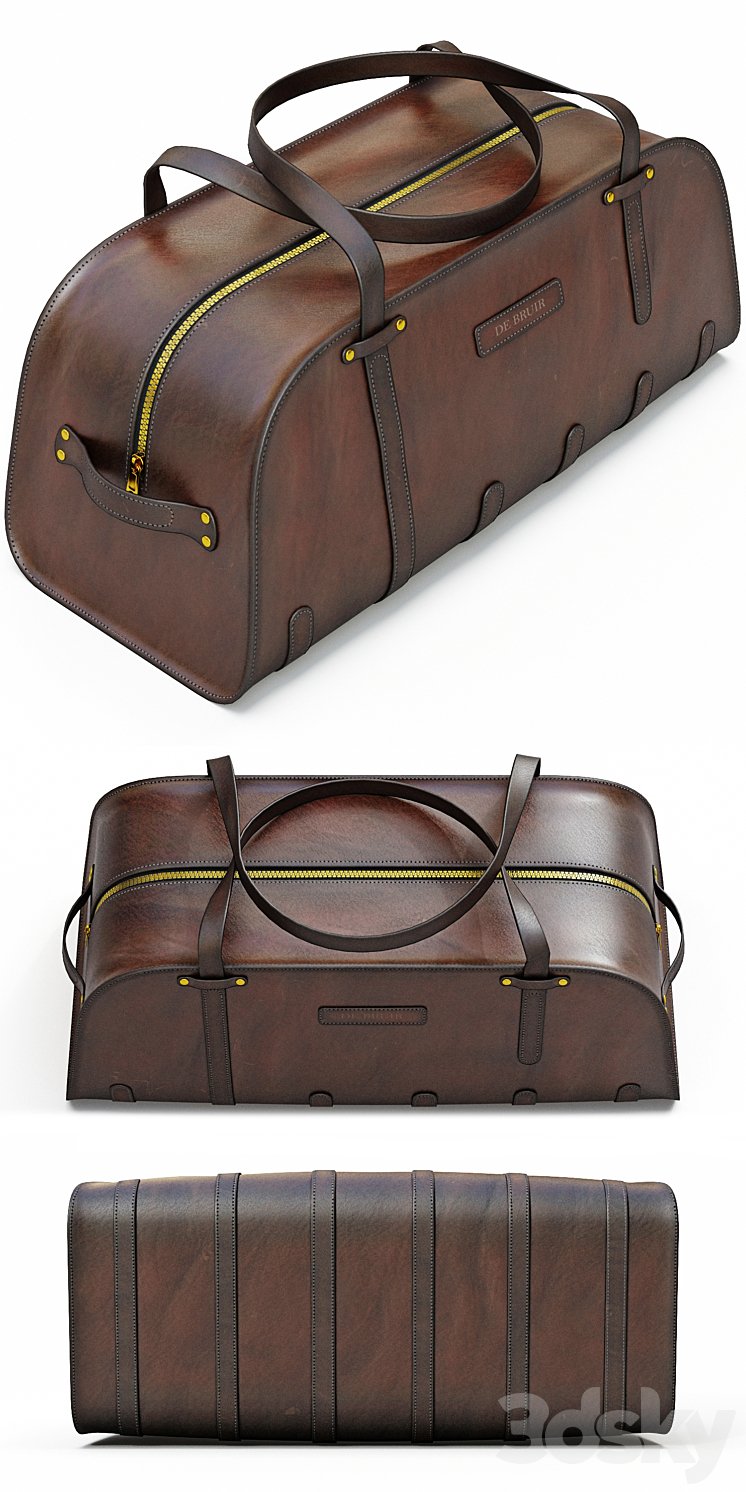 DE BRUIR Leather Sports Bag 3DS Max - thumbnail 2