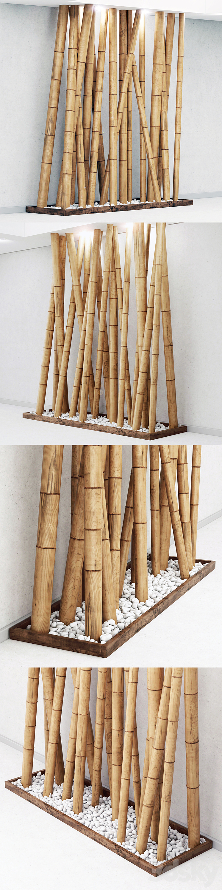 Decor bamboo №14 \/ Decor of bamboo №14 3DS Max - thumbnail 2