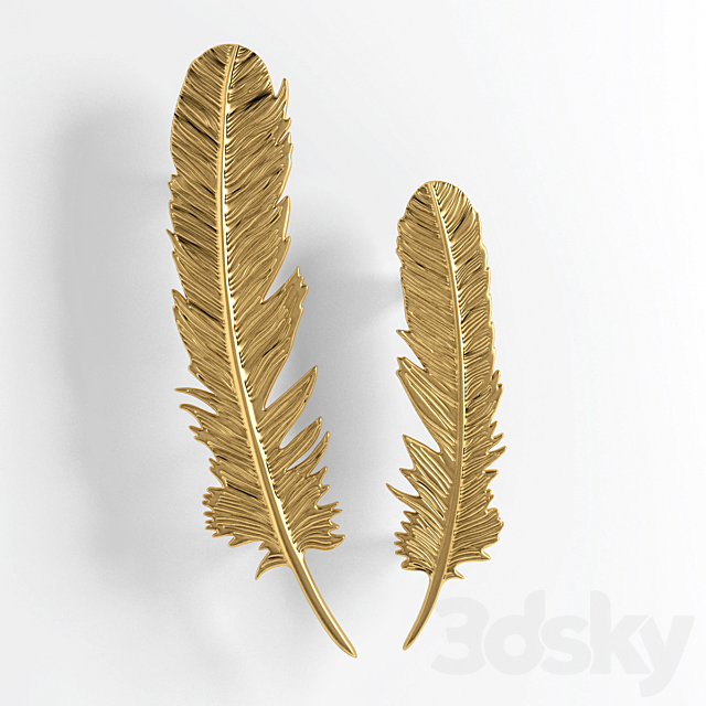 Decor feathers panel 3DSMax File - thumbnail 3