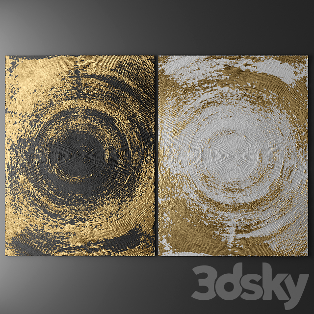 Decor for wall. Panel. 3D 3ds Max - thumbnail 1