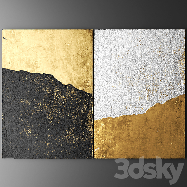 Decor for wall. Panel. 3D 3ds Max - thumbnail 1