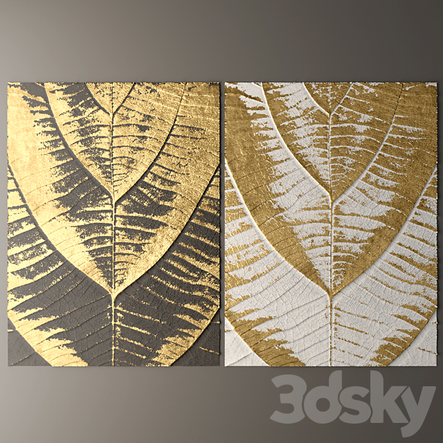 Decor for wall. Panel. 3D 3ds Max - thumbnail 1