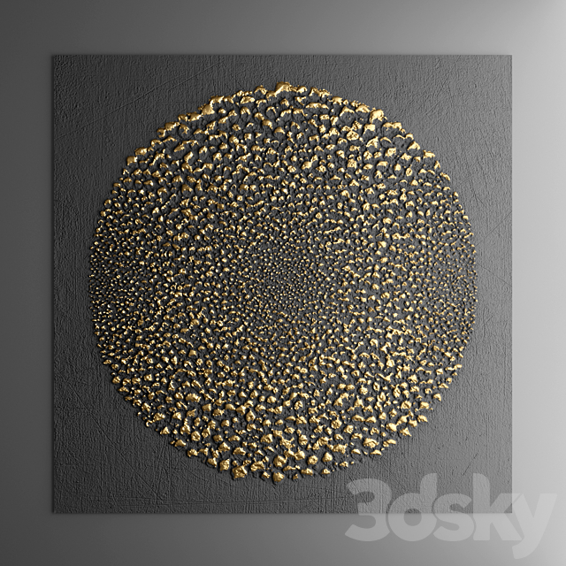 Decor for wall. Panel. 3D 3DSMax File - thumbnail 2