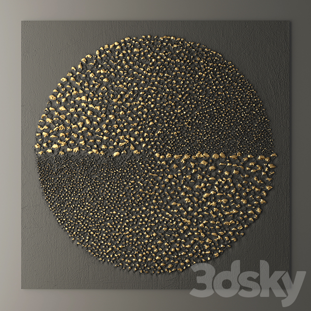 Decor for wall. Panel. 3D 3DSMax File - thumbnail 1