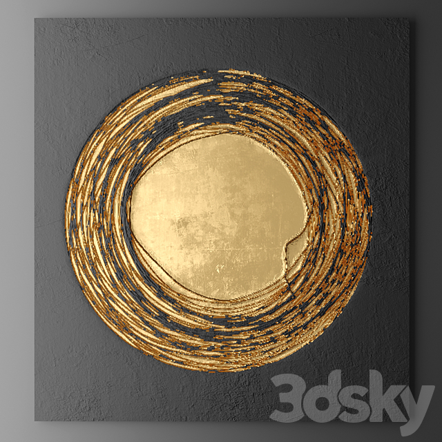 Decor for wall. Panel. 3D 3DSMax File - thumbnail 1