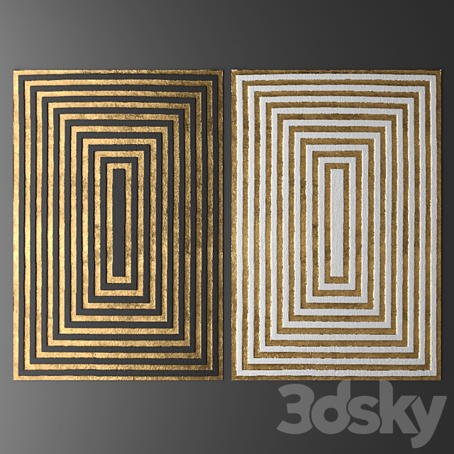 Decor for wall. Panel. 3D 3DSMax File - thumbnail 1