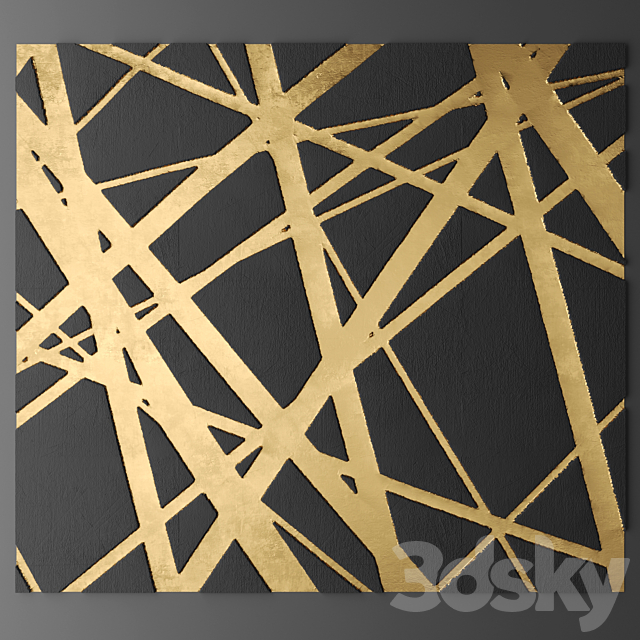 Decor for wall. Panel. 3D 3DSMax File - thumbnail 1