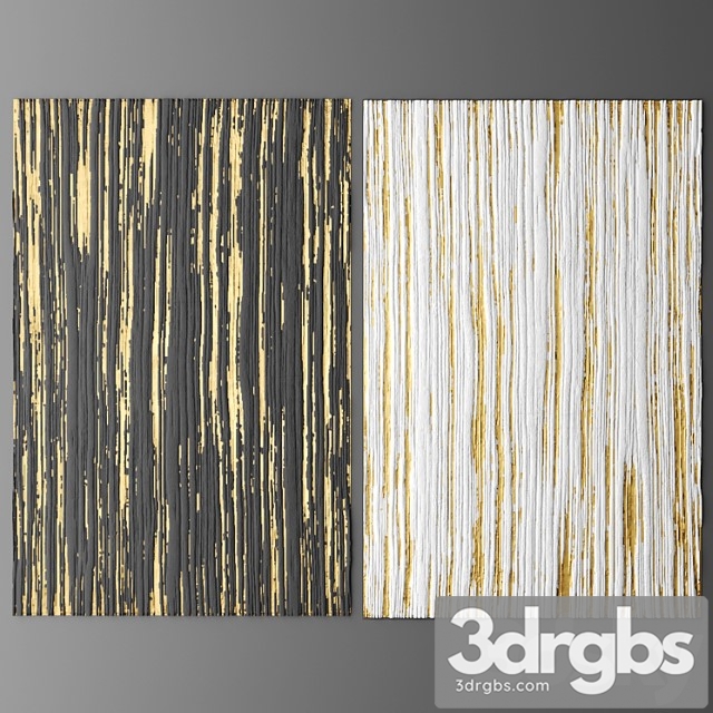 Decor for wall. panel. 3d_2 3dsmax Download - thumbnail 1