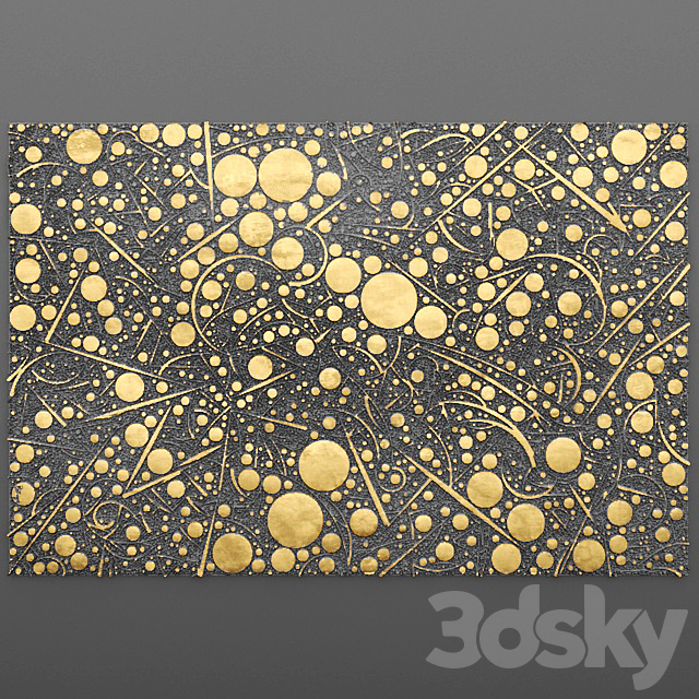 Decor for wall. Panel. 3DSMax File - thumbnail 1