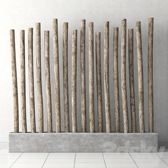 Decor from old branches 3DSMax File - thumbnail 1