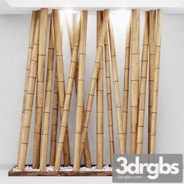 decor of bamboo №14 3dsmax Download - thumbnail 1