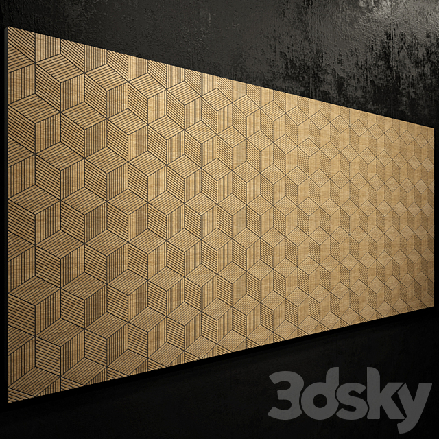 decor panel 3DS Max Model - thumbnail 2