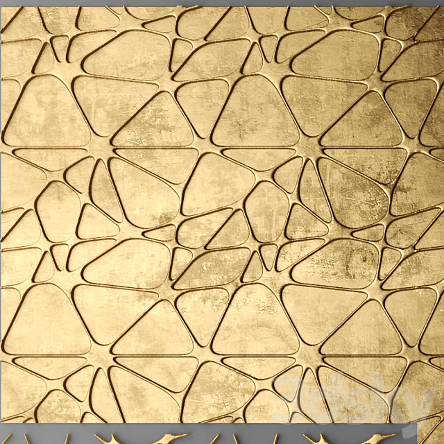 Decor. Panel. Lattice. 3DS Max Model - thumbnail 3