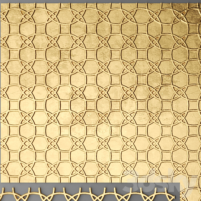 Decor. Panel. Lattice. 3DSMax File - thumbnail 3