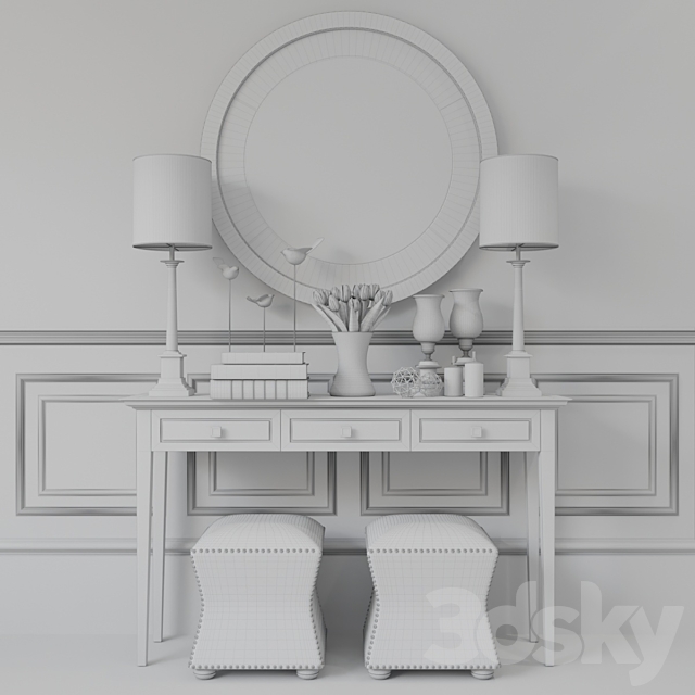 Decor Set 2 \\ Decorative Set 2 3DSMax File - thumbnail 3