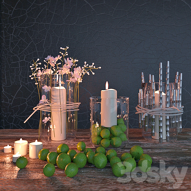 Decor set 3ds Max - thumbnail 1