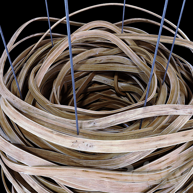 Decor wood nest n1 _ Decor wood nest No. 1 3DSMax File - thumbnail 4