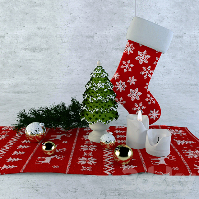 Decoration set 2 3DSMax File - thumbnail 1