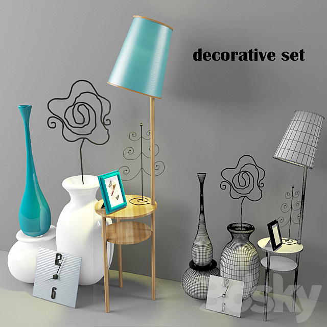 Decorativ set 3DSMax File - thumbnail 1