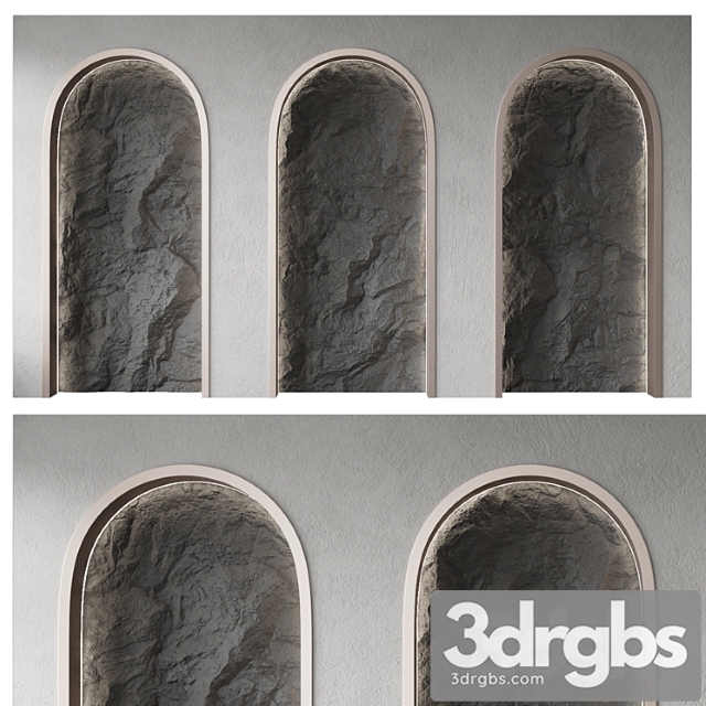 Decorative arch №2 3dsmax Download - thumbnail 1