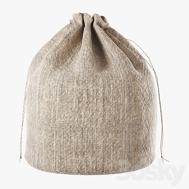 Decorative bags 3DS Max Model - thumbnail 4