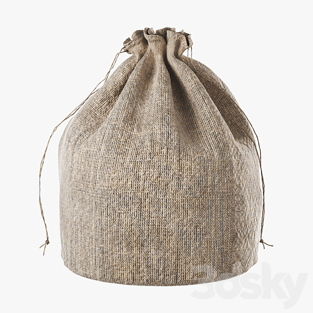 Decorative bags 3DS Max Model - thumbnail 5