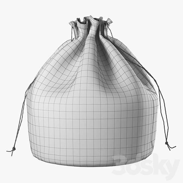 Decorative bags 3DS Max Model - thumbnail 7