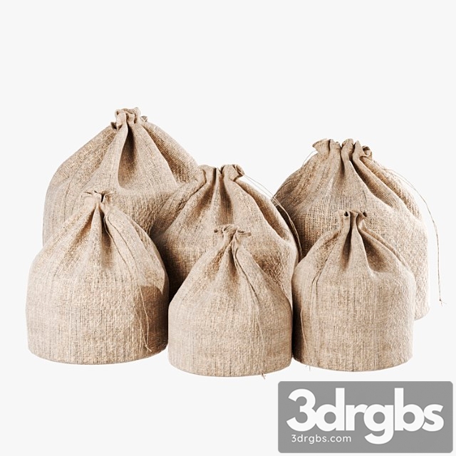 Decorative bags 3dsmax Download - thumbnail 1